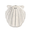 Shell Shape 304 Stainless Steel Open Cuff Finger Rings for Women RJEW-P114-02P-2