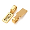 Tibetan Style Alloy Glue-on Flat Pad Bails LS-TIBE-4710-AG-NR-2