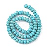 Synthetic Turquoise Beads Strands TURQ-G109-8x5mm-06-3