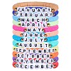 12 Months Polymer Clay & Acrylic Beaded Stretch Bracelet Sets for Women BJEW-SW00144-1
