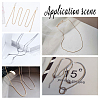 304 Stainless Steel Round Snake Chain Necklace NJEW-UN0001-27-5