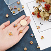 PandaHall Elite 16Pcs 8 Style Alloy Enamel European Beads KK-PH0009-14-3