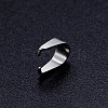 Tarnish Resistant 201 Stainless Steel Snap on Bails STAS-S105-JN470-1-7-3