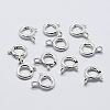 925 Sterling Silver Spring Ring Clasps STER-K167-076A-S-2
