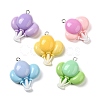 Opaque Resin Pendants RESI-A028-05-1