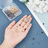 200 Sets 4 Colors Iron Grommet Eyelet Findings SCRA-GF0001-02-3