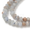 Natural Angelite Beads Strands G-RM241221-N1-3