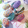 Light Gradient Segment Dyed Polyester Yarn DIY-TADJ0002-005I-7
