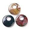 Natural Indian Agate Pendants G-F708-05D-1