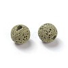 Unwaxed Natural Lava Rock Beads G-F325-8mm-A11-2