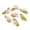 Polyester Rose Ornaments DIY-WH0308-242C-2