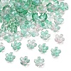 60G Baking Paint Transparent Glass Bead Caps DGLA-YW0001-63H-1