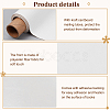 1Pc Rectangle Polyester Fiber Fabric DIY-OC0012-88B-4