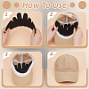 Felt Hat Shaper Insert for Baseball Caps FIND-WH0436-62A-3