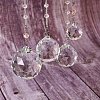 Teardrop Transparent K9 Glass Pendants DJEW-SZ0001-02P-5