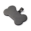 Ion Plating(IP) 304 Stainless Steel Pendants STAS-I140-07B-B-2