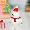 Christmas Themed Resin Snowman Figurine XMAS-PW0001-091A-1