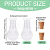 10Pcs Clear Glass Wishing Bottles AJEW-TA0002-85D-4