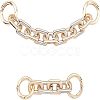 2Pcs 2 Style Zinc Alloy Purse Extender Chains FIND-CA0003-17-1