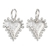 304 Stainless Steel Heart Hoop Earrings LS-EJEW-K268-74P-4