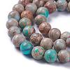 Natural Imperial Jasper Beads Strands G-I122-8mm-12-5