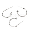 Tarnish Resistant 304 Stainless Steel Earring Hooks STAS-K211-01P-A-1