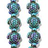 Synthetic Turquoise Dyed Beads Strands G-P507-05M-1