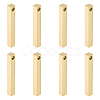 8Pcs 304 Stainless Steel Polished Pendant STAS-UN0055-98-1