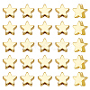 90Pcs Rack Plating Brass Beads KK-ME0001-98-1
