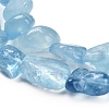 Natural Aquamarine Beads Strands X-G-P568-C13-01-4