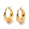 PVD Vacuum Plating 304 Stainless Steel Chunky Hoop Earrings for Women EJEW-F280-06B-G-2