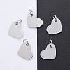 Tarnish Resistant 201 Stainless Steel Stamping Blank Tag Charms STAS-S105-T618-1-1