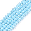 Electroplate Glass Beads Strands EGLA-A044-P3mm-A06-1