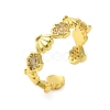 Ocean Beach Series 304 Stainless Steel Cuff Ring RJEW-Q820-02C-1