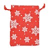 Christmas Themed Burlap Packing Pouches ABAG-L007-01A-03-2