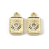 Alloy Rhinestone Pendants FIND-H024-13G-1