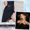 2 Yards Fashion Ostrich Feather Cloth Strand Costume Accessories FIND-GA0003-68B-5