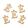 304 Stainless Steel Alphabet Charms STAS-H122-E-AB-2