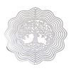 201 Stainless Steel 3D Rotating Hanging Wind Spinner STAS-B122-01P-08-1