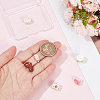 6Pcs 6 Style Brass Enamel European Beads KK-SC0004-41-3