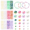 1140Pcs 12 Styles ABS Plastic Imitation Pearl Beads KY-YW0001-96A-2
