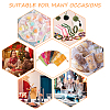 9Pcs 9 Colors Polyester Pouches ABAG-NB0001-31-7