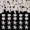 26Pcs 2 Styles UV Plating Ocaen Theme Transparent Resin Cabochons CRES-TA0001-54-9