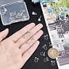 32Pcs 4 Style 304 Stainless Steel & Plastic Clip-on Earring Findings STAS-UN0037-98-2