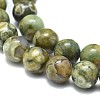 Natural Rhyolite Jasper Beads Strands X-G-F674-03A-8mm-3