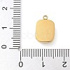 304 Stainless Steel Charms STAS-Q345-49G-4