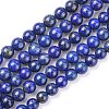 Natural Lapis Lazuli Beads Strands G-G099-6mm-7-1
