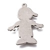 Tarnish Resistant 304 Stainless Steel Pendants STAS-Z007-12-2