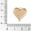 Brass Enamel & Natural Pearl Heart with Flower Connector Charms KK-K351-52G-01-3