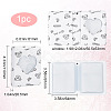 3 Inch PVC Mini Photo Album with Heart Window AJEW-WH0324-86B-2